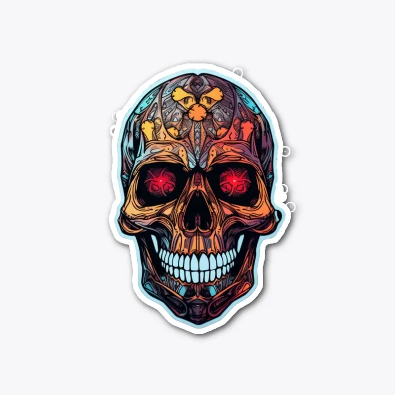 skull stickers on.6